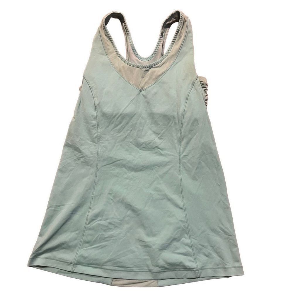 Lululemon Teal Sports Bra Tank Size 6